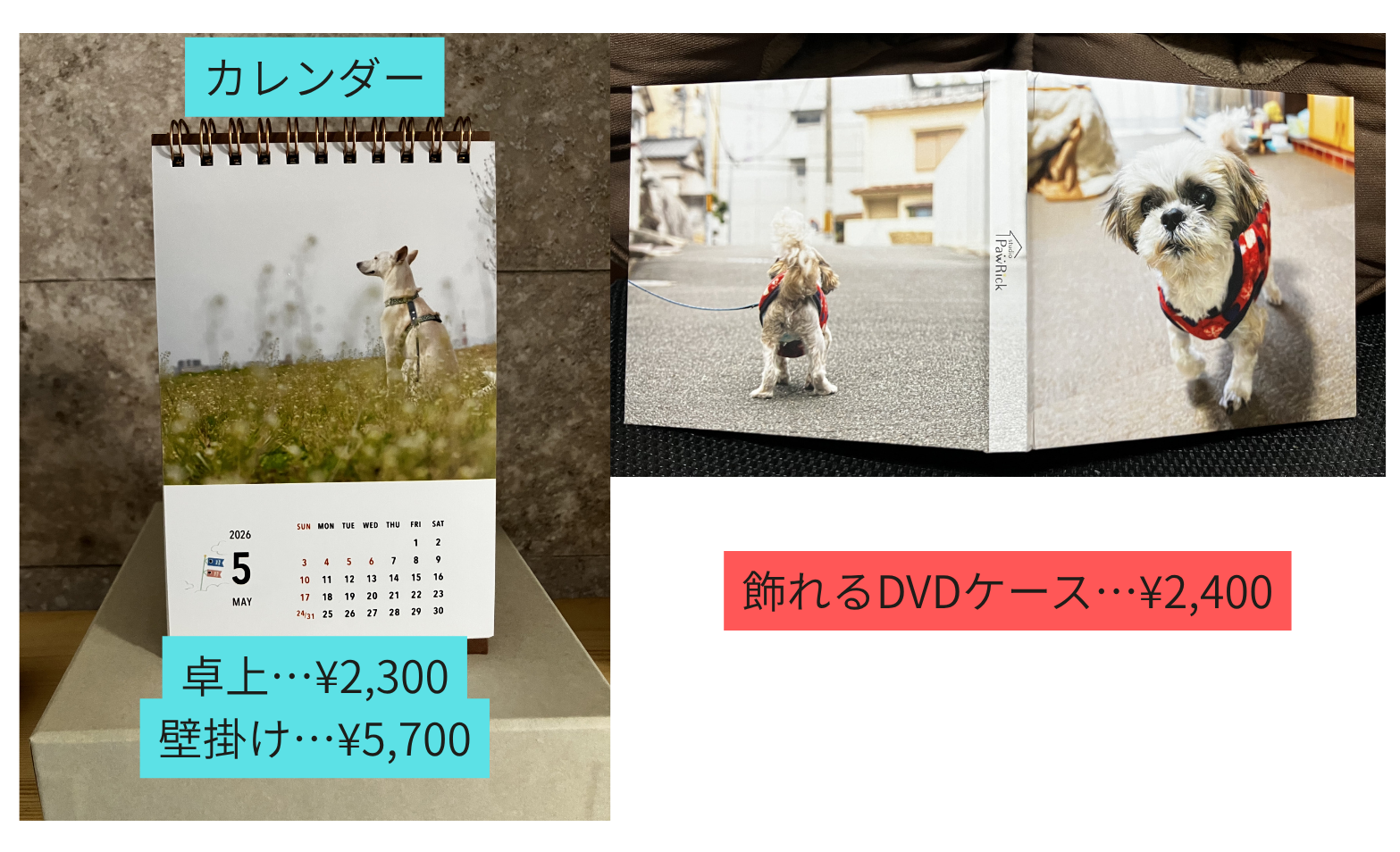 カレンダー＆飾れるDVDケース